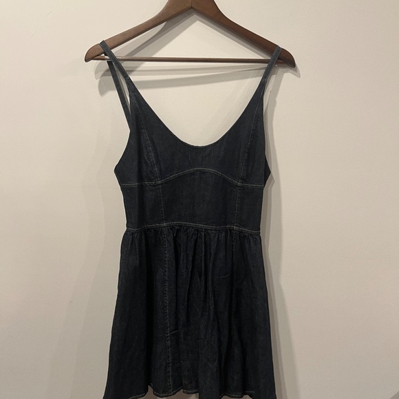 NWT Zara TRF denim swing dress - M - Picture 4 of 5